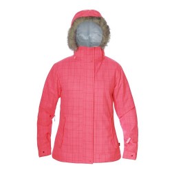 Cartel Soho jacket (Coral Plaid)